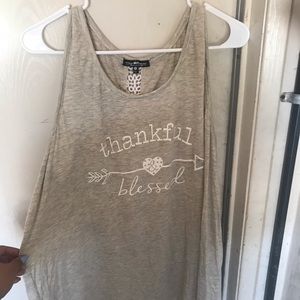 Grey/Tan tank top 3x